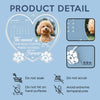 Custom Photo Forever My Furry Angel - Memorial Personalized Custom Car Ornament - Acrylic Custom Shaped - Sympathy Gift For Pet Owners, Pet Lovers