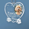 Custom Photo Forever My Furry Angel - Memorial Personalized Custom Car Ornament - Acrylic Custom Shaped - Sympathy Gift For Pet Owners, Pet Lovers