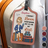 Travel In Style - Travel Personalized Custom Luggage Tag - Holiday Vacation Gift, Gift For Adventure Travel Lovers