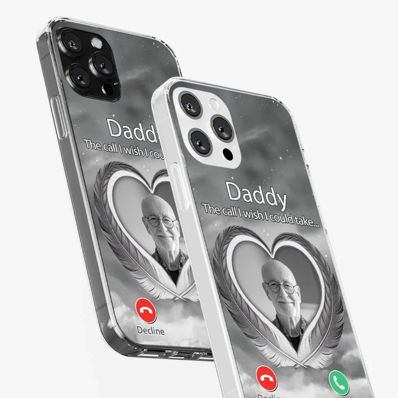 Custom Photo A Little Something To Make You Feel Connected - Memorial Personalized Custom Clear Phone Case - Sympathy Gift For Family Members