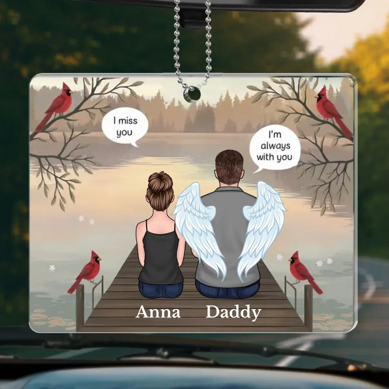 I’ll Be The Star That Lights Your Path - Memorial Personalized Custom Car Ornament - Acrylic Custom Shaped - Sympathy Gift For Family Members