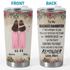 Always By Your Side - Family Personalized Custom Tumbler - Gift For Mom, Daughter