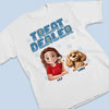 Official Treat Dealer - Dog Personalized Custom Unisex T-shirt, Premium T-shirt, Hoodie - Gift For Pet Owners, Pet Lovers