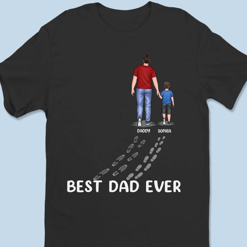 My Dad Is My Hero - Family Personalized Custom Unisex T-shirt, Premium T-shirt, Hoodie - Father's Day, Birthday Gift For Dad