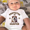 Well Protected By Furry Friends - Dog Personalized Custom Baby Onesie - Baby Shower Gift, Gift For Pet Owners, Pet Lovers