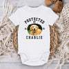 Custom Photo Loyalty Has Four Paws - Dog & Cat Personalized Custom Baby Onesie - Baby Shower Gift, Gift For Pet Owners, Pet Lovers