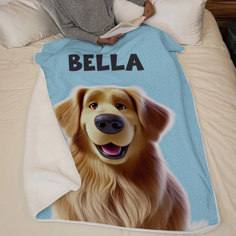 Every Peek Comes With A Wag - Dog & Cat Personalized Custom Blanket - Gift For Pet Owners, Pet Lovers