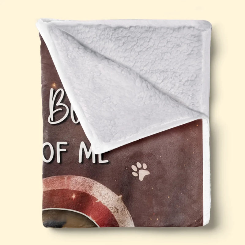 Custom Photo In Our Hearts, Your Love Still Shines - Memorial Personalized Custom Blanket - Sympathy Gift For Pet Owners, Pet Lovers
