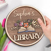 Words Are My Power, Curiosity Is My Fuel - Family Personalized Custom 2-Layered Wooden Plaque With Stand - Gift For Yourself, Best Friends, Siblings, Family Members