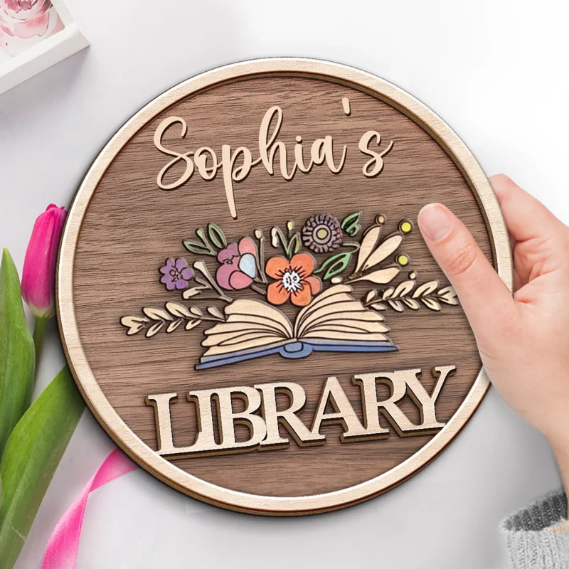 Words Are My Power, Curiosity Is My Fuel - Family Personalized Custom 2-Layered Wooden Plaque With Stand - Gift For Yourself, Best Friends, Siblings, Family Members