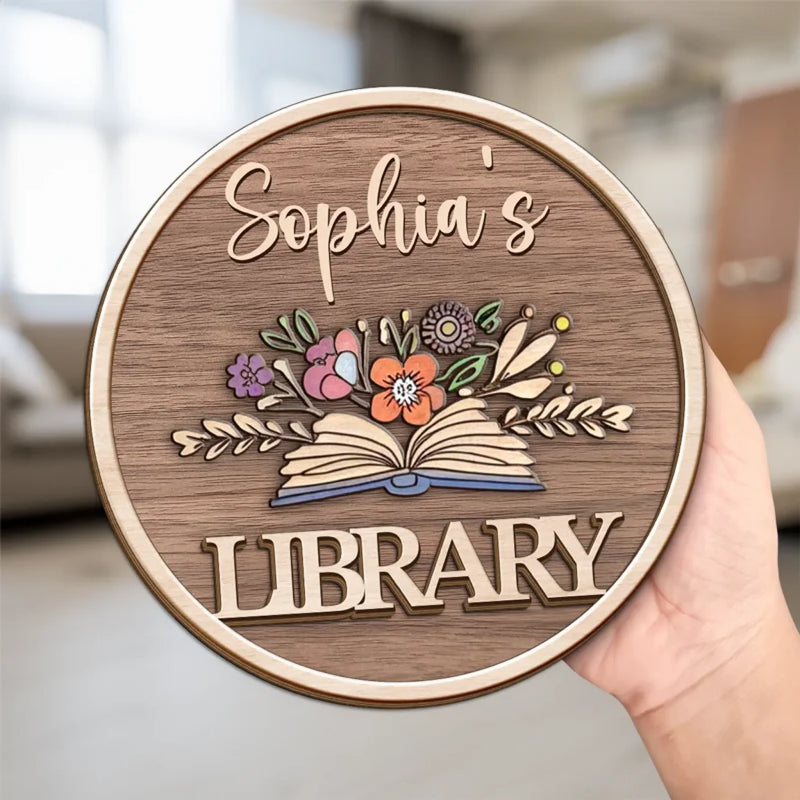 Words Are My Power, Curiosity Is My Fuel - Family Personalized Custom 2-Layered Wooden Plaque With Stand - Gift For Yourself, Best Friends, Siblings, Family Members