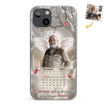 Custom Photo In Our Hearts, You Live On - Memorial Personalized Custom Clear Phone Case - Sympathy Gift For Family
