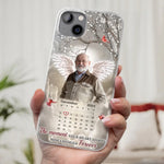 Custom Photo In Our Hearts, You Live On - Memorial Personalized Custom Clear Phone Case - Sympathy Gift For Family