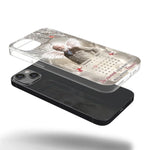 Custom Photo In Our Hearts, You Live On - Memorial Personalized Custom Clear Phone Case - Sympathy Gift For Family