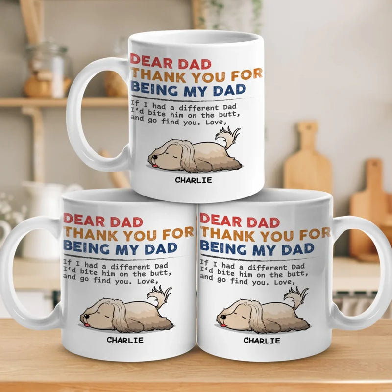 Custom Photo My Pet Runs The House, I Just Pay The Bills - Dog & Cat Personalized Custom Mug - Gift For Pet Owners, Pet Lovers