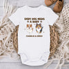 Because Home Is Always Better With A Paw Friend - Dog Personalized Custom Baby Onesie - Baby Shower Gift, Gift For Pet Owners, Pet Lovers