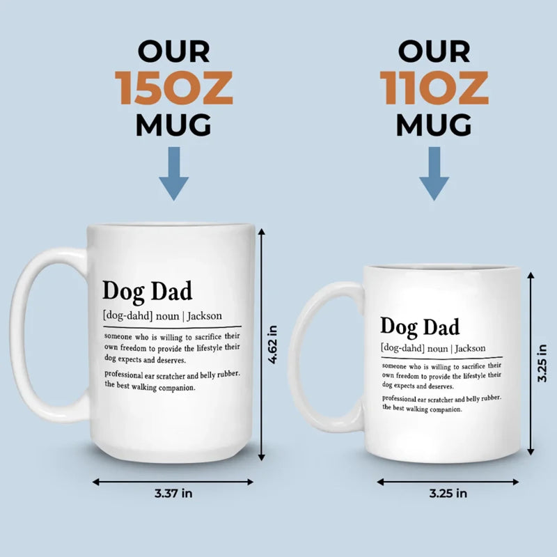 The Best Walking Companion - Dog Personalized Custom Mug - Gift For Pet Owners, Pet Lovers