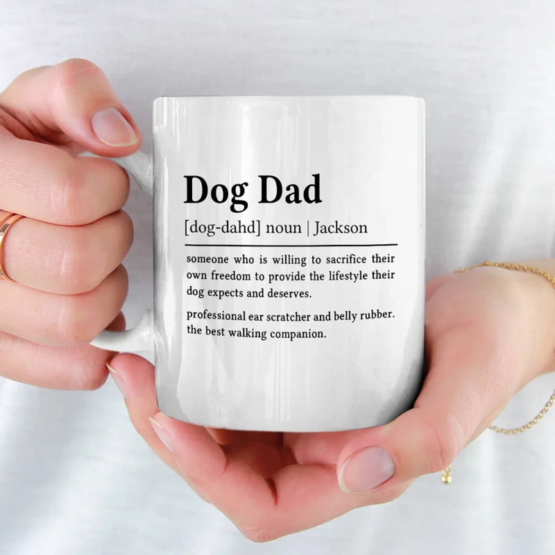 The Best Walking Companion - Dog Personalized Custom Mug - Gift For Pet Owners, Pet Lovers