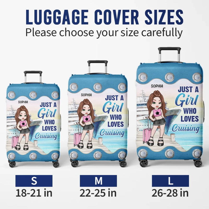 New Journey Is Coming Up - Travel Personalized Custom Luggage Cover - Summer Vacation Gift, Gift For Adventure Travel Lovers