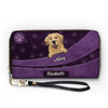 Purrfect Love, Pawsome Life - Dog & Cat Personalized Custom Leather Long Wallet - Gift For Pet Owners, Pet Lovers