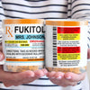 Fukitol Rx Prescription For Recharging Your Mind And Soul - Friend Personalized Custom Mug - New Arrival, Gift For Best Friends, Sisters, Family Members, Coworkers  AMZ