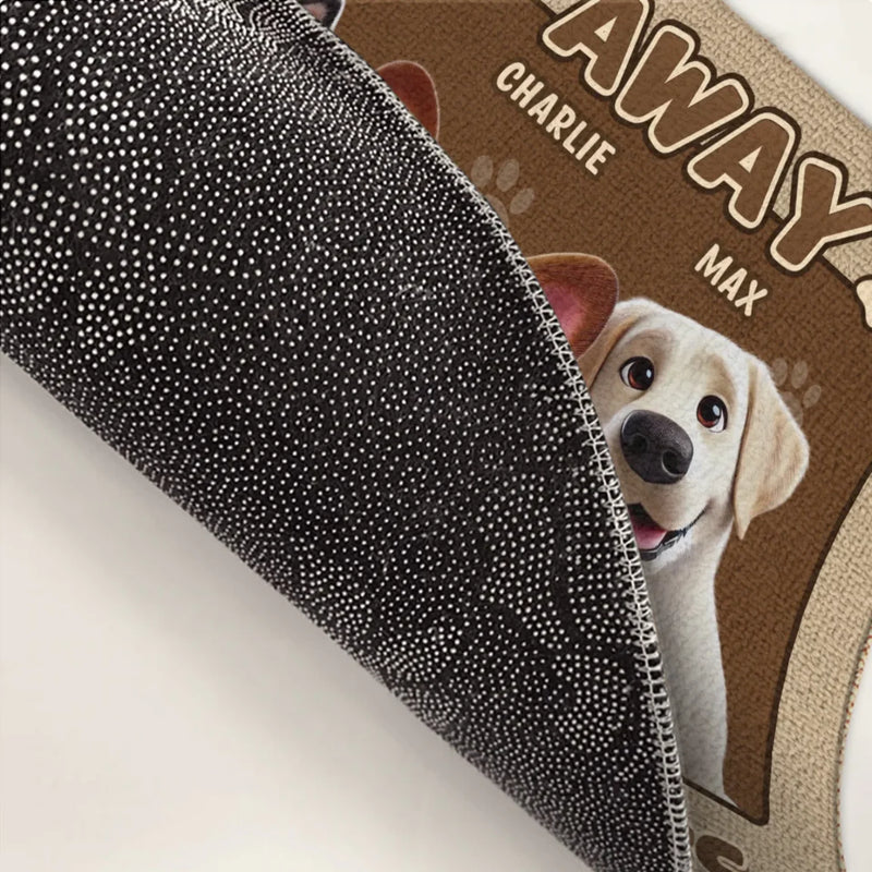 Bring Snacks Or Be Gone - Dog & Cat Personalized Custom Home Decor Decorative Mat - House Warming Gift For Pet Owners, Pet Lovers