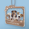 Furry Friends Make Life Better - Dog & Cat Personalized Custom Car Ornament - Acrylic Custom Shaped - Gift For Pet Owners, Pet Lovers
