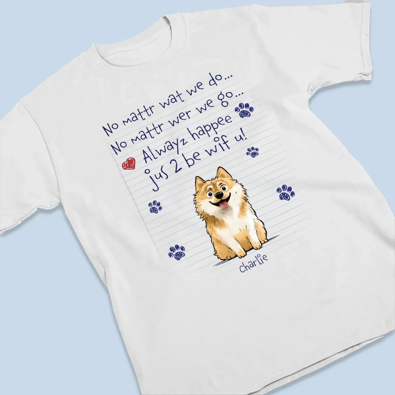 Pawprints On My Heart - Dog Personalized Custom Unisex T-shirt, Premium T-shirt, Hoodie - Gift For Pet Owners, Pet Lovers