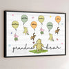 Grandma’s Love Lifts Us Up - Family Personalized Custom Horizontal Poster - Mother's Day, Gift For Mom, Grandma