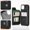 Becoming The Best Version Of Myself - Family Personalized Custom Leather Flip Wallet Phone Case - Gift For Yourself, Best Friends, Siblings, Family Members
