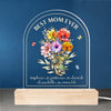 Mom We Love You - Family  Personalized Custom Shaped 3D LED Light - Mother's Day, Gift For Mom