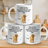 Belly Rubs Received, Love Levels Maxed Out - Dog Personalized Custom Mug - Gift For Pet Owners, Pet Lovers
