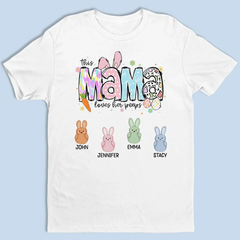Little Bunnies, Big Love - Family Personalized Custom Unisex T-shirt, Premium T-shirt, Hoodie - Easter Gift For Mom, Grandma