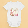 Bunny Kisses & Springtime Wishes - Family Personalized Custom Baby Onesie - Easter Gift For Baby Kids, Newborn Baby