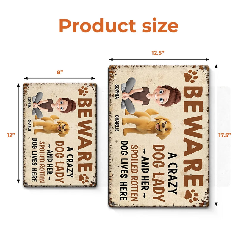 Dog Hair, Wet Noses & Endless Love Inside - Dog Personalized Custom Home Decor Metal Sign - House Warming Gift For Pet Owners, Pet Lovers