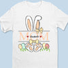 Bunny Hug Squad - Family Personalized Custom Unisex T-shirt, Premium T-shirt, Hoodie - Easter Gift For Mom, Grandma
