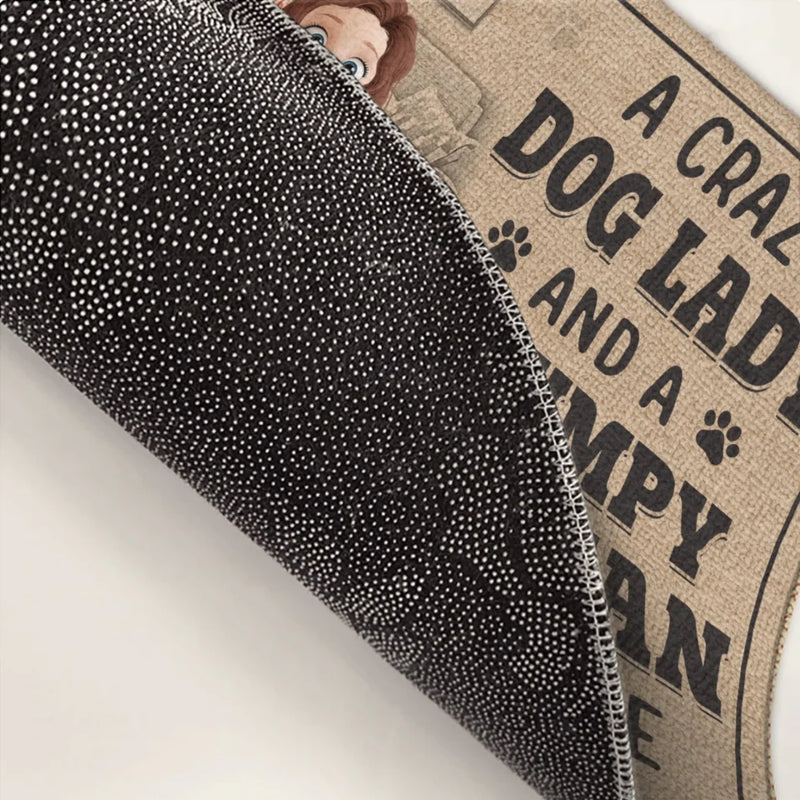 Messy House, Happy Dogs - Dog Personalized Custom Home Decor Decorative Mat - House Warming Gift For Pet Owners, Pet Lovers