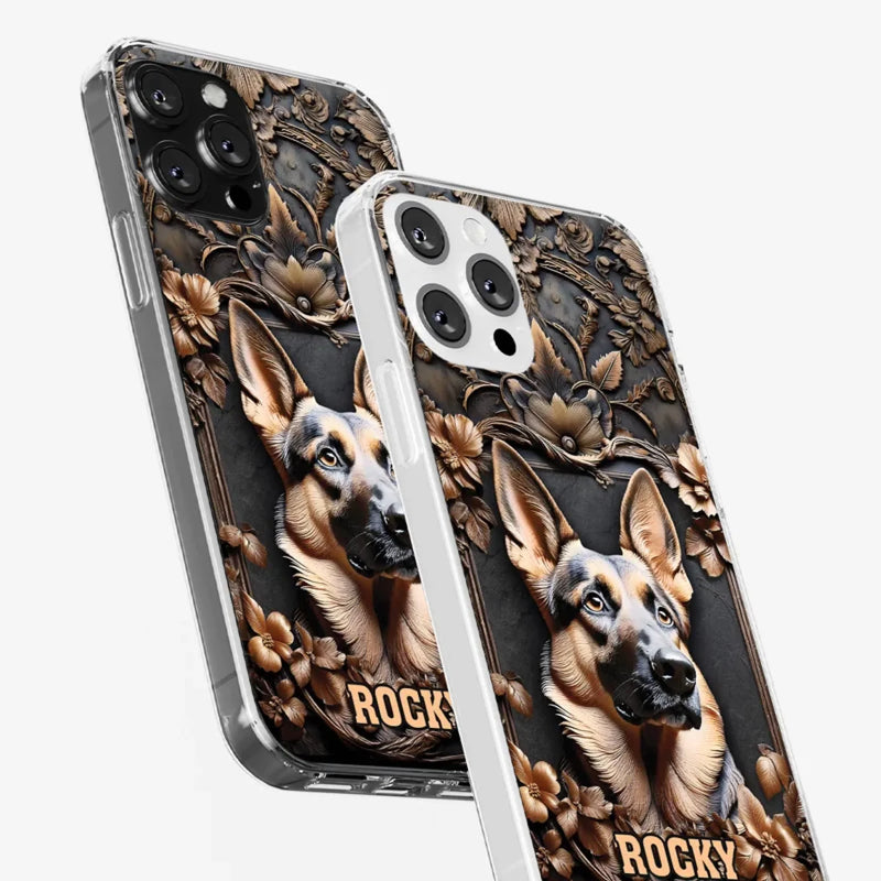 Pet Is Loyal Friend For Life - Dog Personalized Custom 3D Inflated Effect Printed Clear Phone Case - Gift For Pet Owners, Pet Lovers