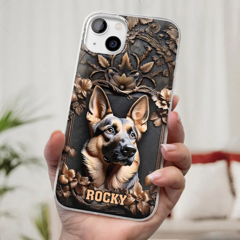 Pet Is Loyal Friend For Life - Dog Personalized Custom 3D Inflated Effect Printed Clear Phone Case - Gift For Pet Owners, Pet Lovers