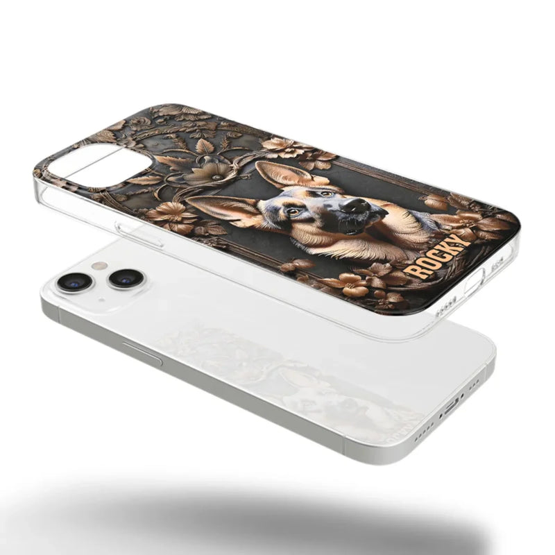 Pet Is Loyal Friend For Life - Dog Personalized Custom 3D Inflated Effect Printed Clear Phone Case - Gift For Pet Owners, Pet Lovers