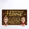 Keys Always In Place - Couple Personalized Custom Acrylic Puzzle Key Holder - House Warming Gift For For Husband Wife, Anniversary