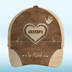 Love Binds Us Together - Family Personalized Custom Hat, All Over Print Classic Cap - Gift For Grandpa
