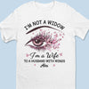 I'm A Wife To A Husband With Wings - Memorial Personalized Custom Unisex T-shirt, Premium T-shirt, Hoodie - Sympathy Gift For Family Members
