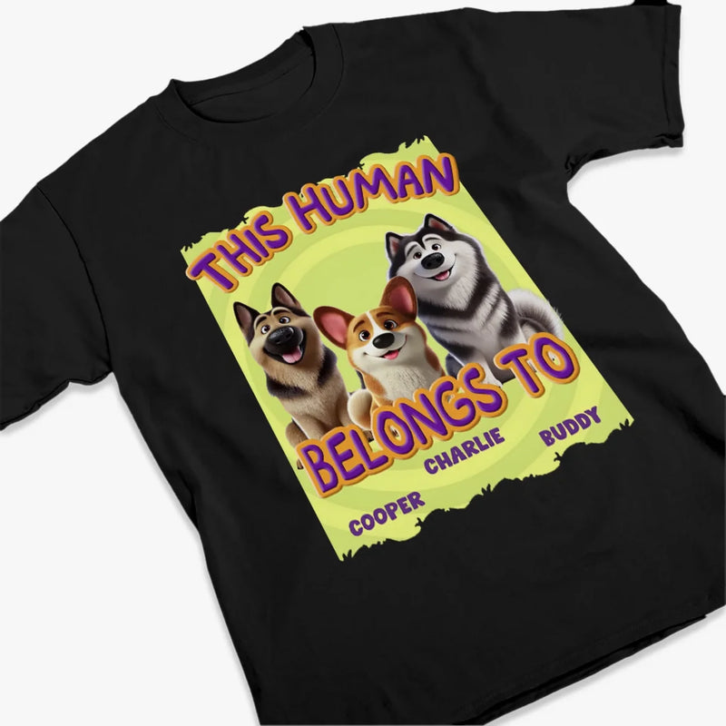 Happiness Starts With A Wag - Dog Personalized Custom Unisex T-shirt, Premium T-shirt, Hoodie - Gift For Pet Owners, Pet Lovers
