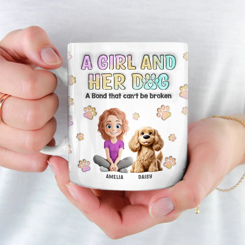 Furry Friends Make The Best Companions - Dog Personalized Custom 3D Inflated Effect Printed Mug - Gift For Pet Owners, Pet Lovers