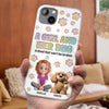 Paws, Love & Unbreakable Bonds - Dog Personalized Custom 3D Inflated Effect Printed Clear Phone Case - Gift For Pet Owners, Pet Lovers