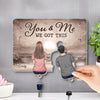 Wherever You Are, I’m Home - Couple Personalized Custom Acrylic Puzzle Key Holder - House Warming Gift For For Husband Wife, Anniversary