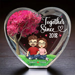 You Are The Only One I Want To Annoy For The Rest Of My Life - Couple Personalized Custom 3D Crystal Heart Shaped - Gift For Husband, Wife, Couple
