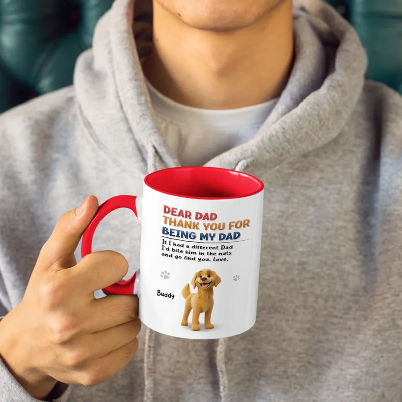 Less Talk, More Belly Rubs - Dog Personalized Custom Accent Mug - Gift For Pet Owners, Pet Lovers