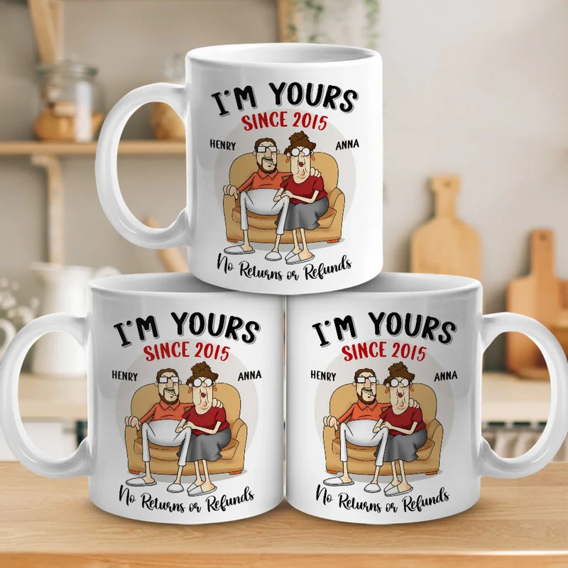 Loving You Is My Forever Plan - Couple Personalized Custom Mug - Gift For Husband Wife, Anniversary